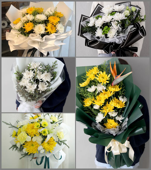 四川成都崇州市怀远镇黄鹤村白事花束代送